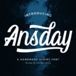 Ansday Font Poster 1