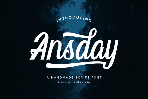 Ansday Font Poster 1