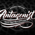 Antagonist Font Poster 1