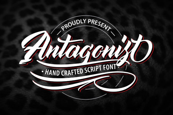 Antagonist Font Poster 1