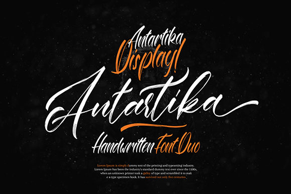 Antartika Duo Font Poster 1