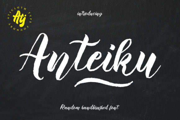 Anteiku Font Poster 1