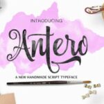 Antero Font Poster 1