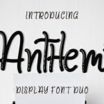 Anthemi Font Poster 1