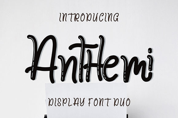 Anthemi Font Poster 1