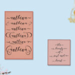 Anthena Script Font Poster 5