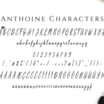 Anthoine Font Poster 8