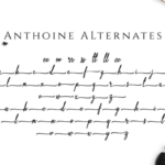 Anthoine Font Poster 9
