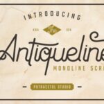 Antiqueline Font Poster 1