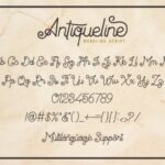 Antiqueline Font Poster 10