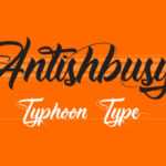 Antishbusy Font Poster 1