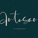 Antosan Font Poster 1