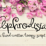 Aphrodisiac Font Poster 1