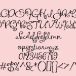 Aphrodisiac Font Poster 5