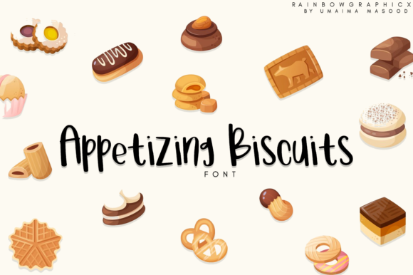 Appetizing Biscuits Font Poster 1