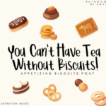 Appetizing Biscuits Font Poster 2