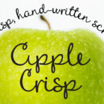 Apple Crisp Font Poster 1