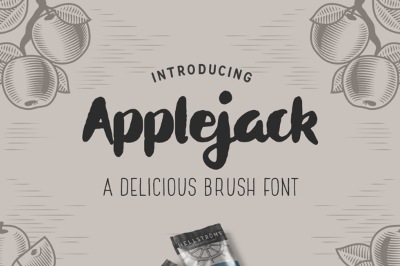 Applejack Font Poster 1