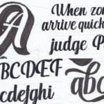 Aprilea Script Font Poster 2