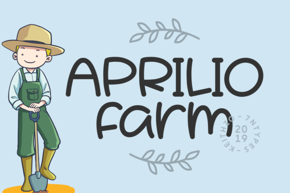 Aprilio Farm Font