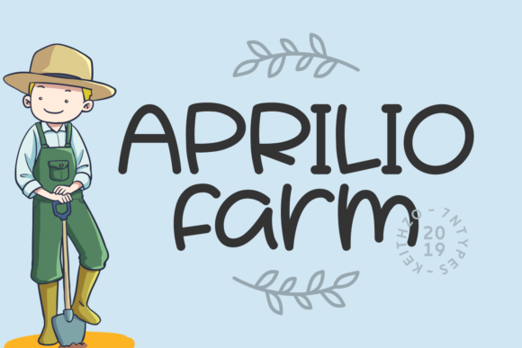 Aprilio Farm Font Poster 1