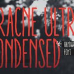 Aracne Ultra Condensed Font Poster 1