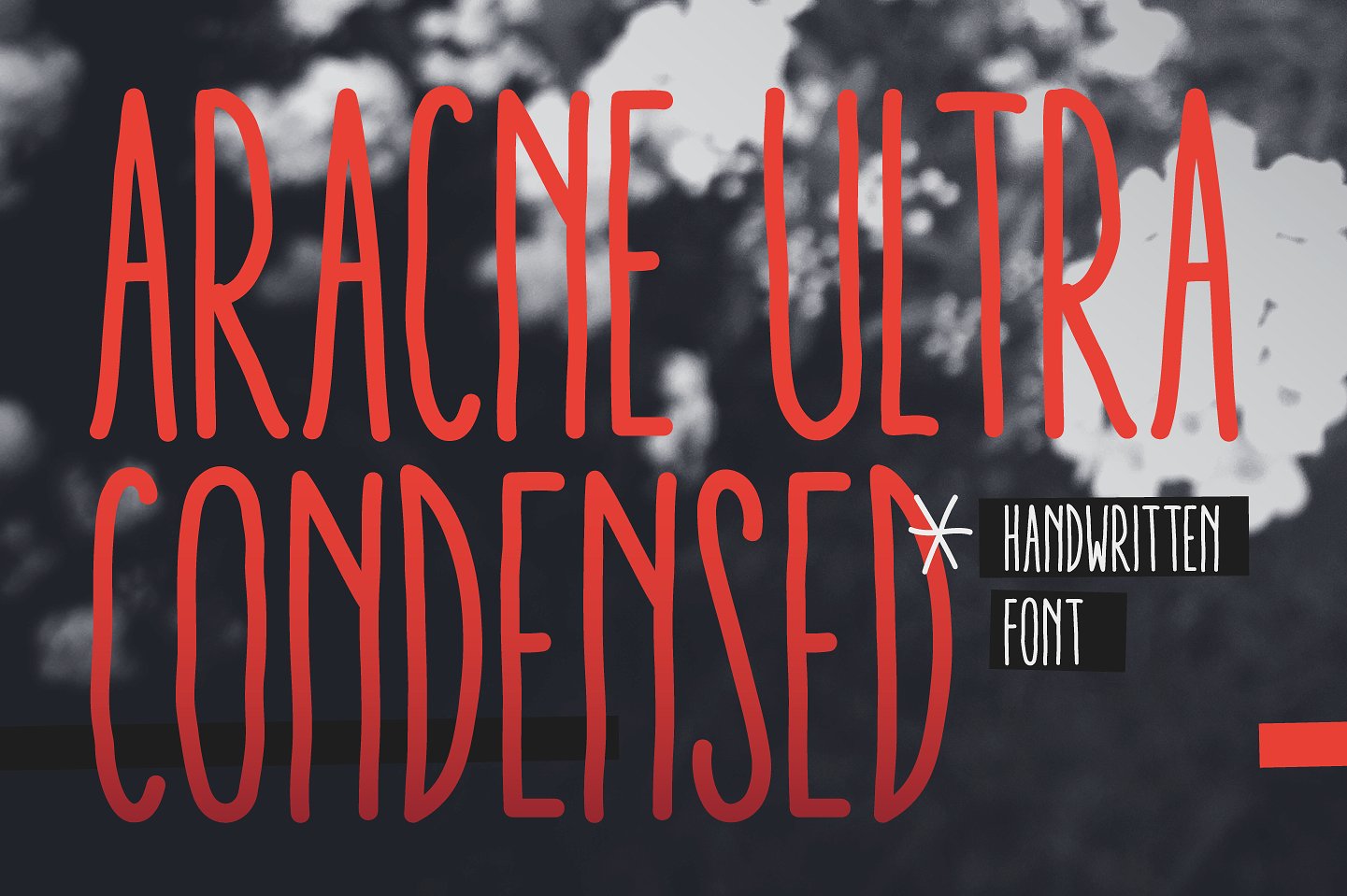 Aracne Ultra Condensed Font Poster 1