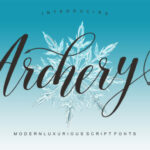 Archery Script Font Poster 1