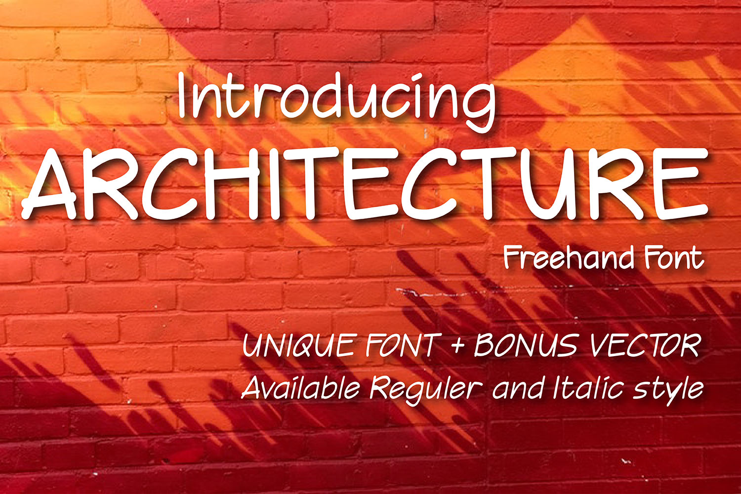 Architecture Font Poster 1