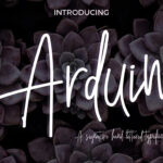 Arduin Font Poster 1