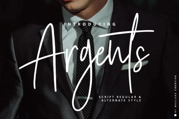 Argents Font Argents Font Poster 1