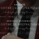 Argents Font Poster 11