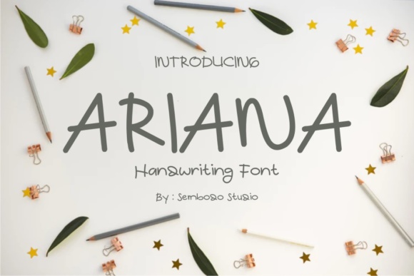 Ariana Font Poster 1