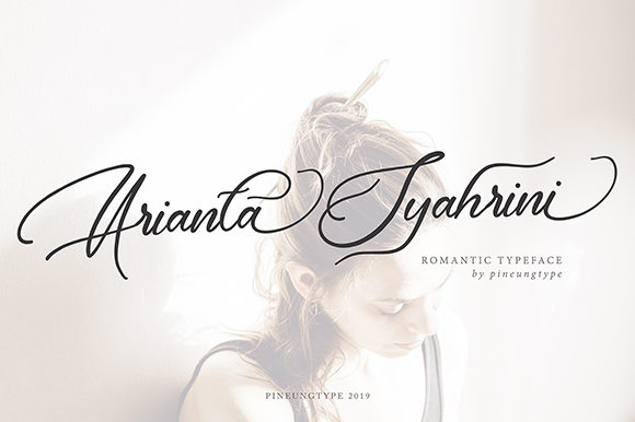 Arianta Syahrini Font Poster 1