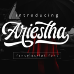 Ariestha Script Font Poster 1