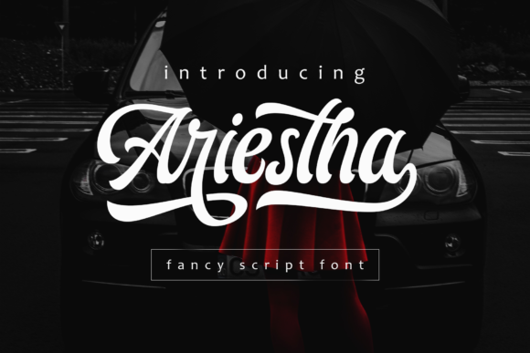 Ariestha Script Font Poster 1