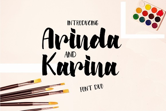 Arinda & Karina Duo Font Poster 1