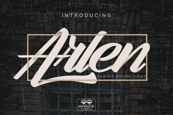 Arlen Script Font Poster 1