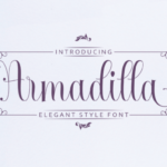 Armadilla Font Poster 1
