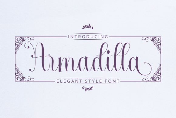 Armadilla Font Poster 1