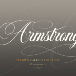 Armstrong Font Poster 1