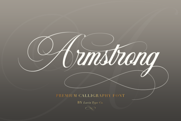 Armstrong Font Poster 1