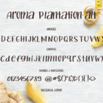 Aroma Plantation Duo Font Poster 7