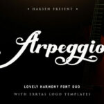 Arpeggio Duo Font Poster 1