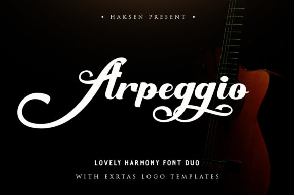 Arpeggio Duo Font Poster 1