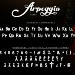 Arpeggio Duo Font Poster 11