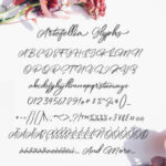 Artefellia Font Poster 6