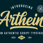 Arthein Font Poster 1