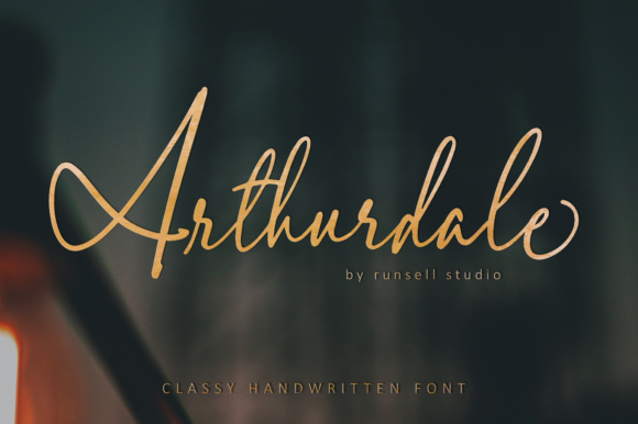 Arthurdale Font Poster 1