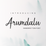 Arumdalu Font Poster 1